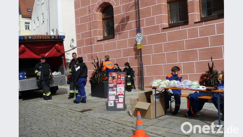 Die Jugendfeuerwehr informierte über Brandschutz. Bild: cog