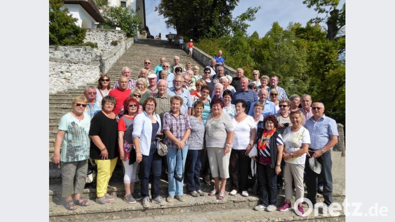 Herrliche Tage verbringen die Wiesauer Siedler in Slowenien. Bild: exb