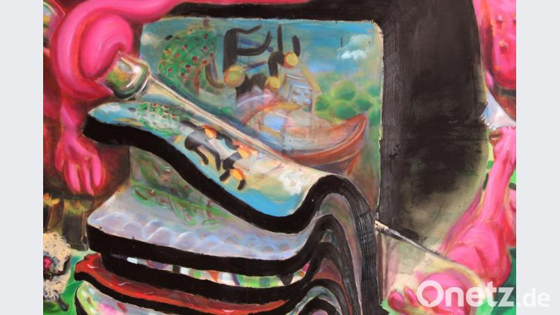 "Aktuelle Scheiben der Hirnwurst" von Johann Sturcz. Bild: Dagmar Williamson