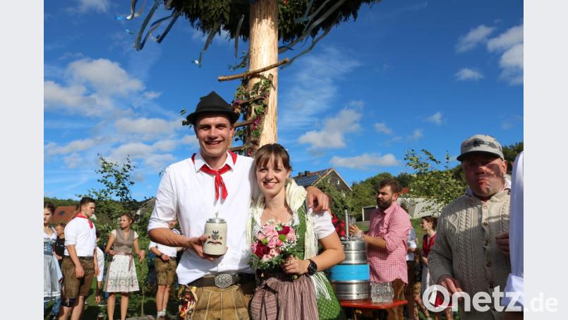 Oberkirwapaar 2018 Jürgen "Faber" Leißner mit Veronika Pickel aus Edelsfeld. Bild: Jürgen Leißner
