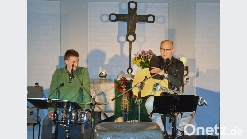 Kirchenkonzert von Jörg Streng (rechts). Bild: ü