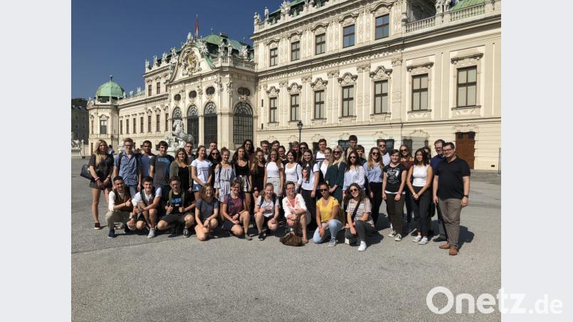 Die Wienreise dürfte den Gymnasiasten noch lange in Erinnerung bleiben. Bild: exb