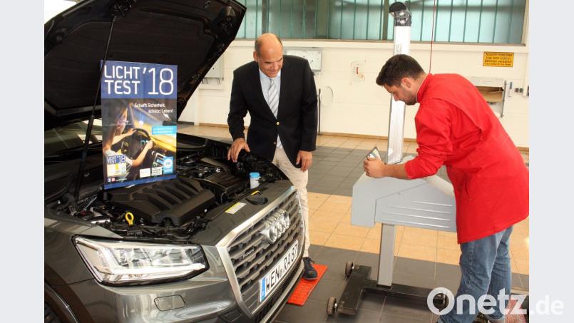 Jeder dritte Pkw fährt mit einer mangelhaften Fahrzeugbeleuchtung. Derzeit startet der kostenfreie Lichttest in den Kfz-Werkstätten. Bild: R. Kreuzer