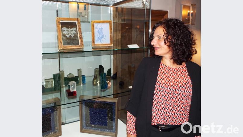 Die Sulzbacherin Marion Mack "Trilogie" Glasgravouren Bild: e