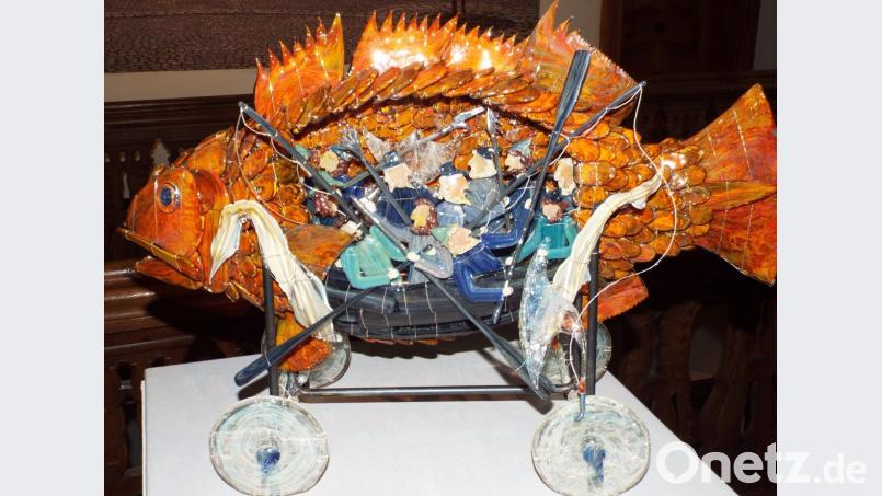 Hermann Ritterswürden: Trojanischer Fisch Bild: e