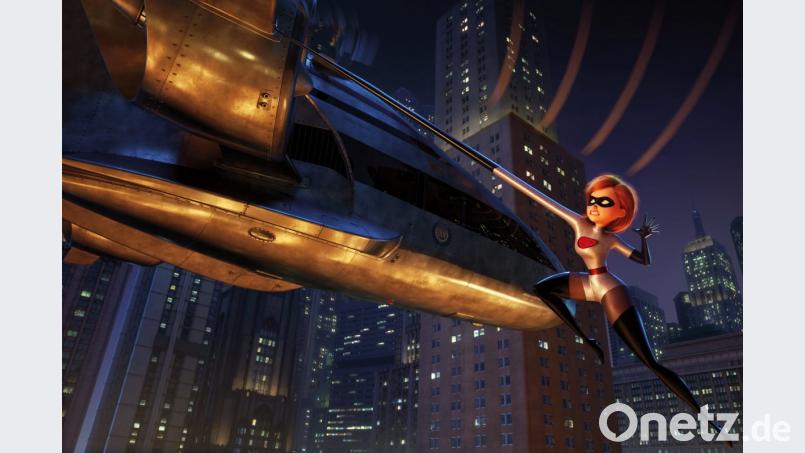 In "Die Unglaublichen 2" übernimmt die Mama die Superhelden-Aufgaben. Bild: Christopher Dotzler