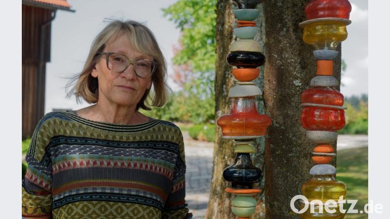 Natürlich bietet sich auch der Garten für Kunst an. Bild: tr