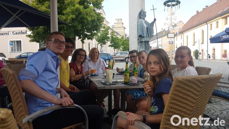 Alle Teilnehmer wurden auf ein Eis eingeladen Bild: exb