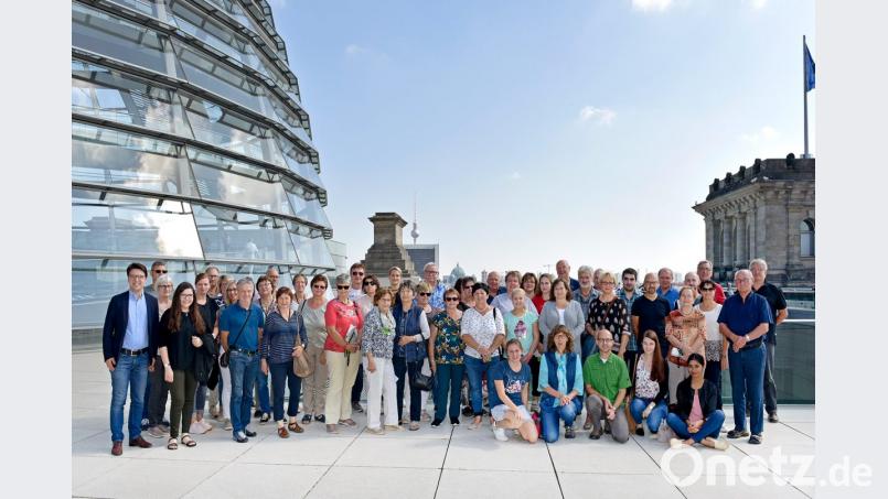 Auf Einladung der Bundestagsabgeordneten Marianne Schieder verbrachten 50 Bürger aus den Landkreisen Schwandorf und Cham vier Tage in Berlin. Bild: exb