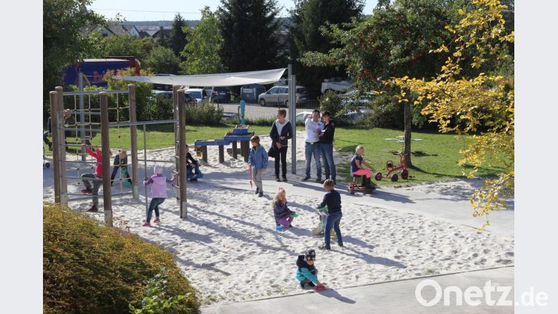 Das Kinderhaus Fensterbach verfügt über einen schönen Garten Bild: ral