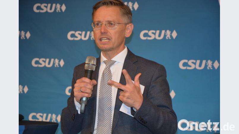 CSU-Kreisvorsitzender Tobias Reiß. Bild: jr