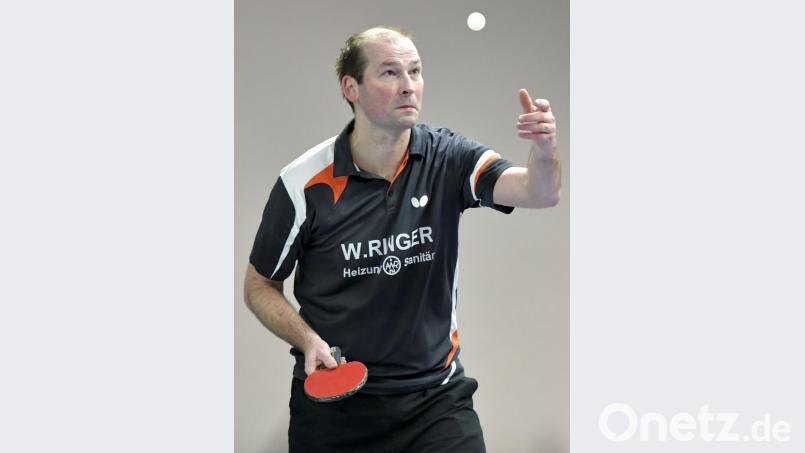 Routinier Markus Hummel vom TTSC Kümmersbruck ist fast immer ein Garant für Punkte. Bild: Ziegler