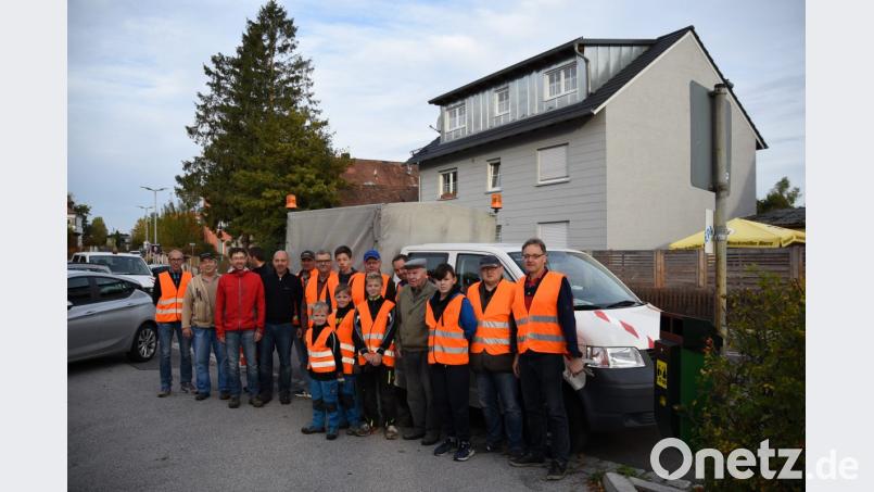 Die freiwilligen Helfer der Kolpingsfamilie Schnaittenbach. Bild: nag