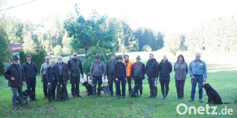 Der Verein für Deutsche Wachtelhunde trifft sich am Gasthaus "Tillyschanz" mit acht Richtern, sechs Hundeführern und Revierinhabern zur Eignungsprüfung. Bild: gz
