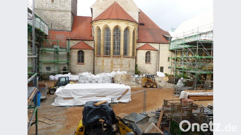 Der Innenhof der Kastler Klosterburg hat bereits als Kulisse für die Schweppermannspiele gedient. Bild: jp