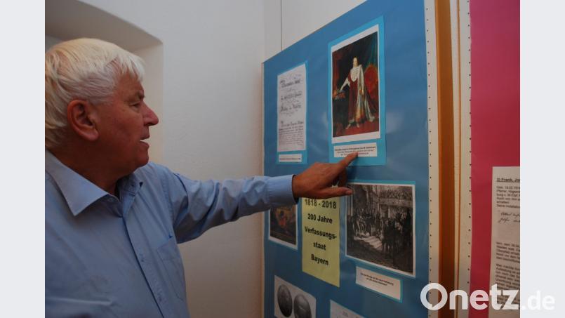 Heiner Aichinger hat die Geschichte der Bayerischen Verfassung und der Landtage ab 1818 erforscht. Bild: tss