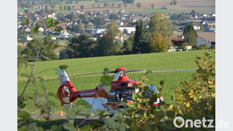 Auch der Rettungshubschrauber Christoph 80 war vor Ort. Bild: dob