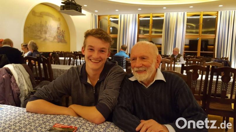 Nach seinem ersten Treffen mit Ludwig Graßler (rechts) nervte Peter Netta seine Eltern ein ganzes Jahr lang, bis sie ihm erlaubten, den Traumpfad zu begehen. Bild: exb
