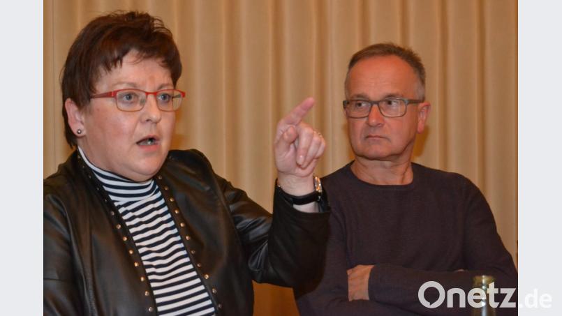 Engagiert sich für die Rente: Bezirkstagskandidatin Brigitte Scharf. Bild: hcz