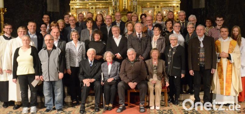 Die Ehejubilare von St. Josef. Bild: Kunz