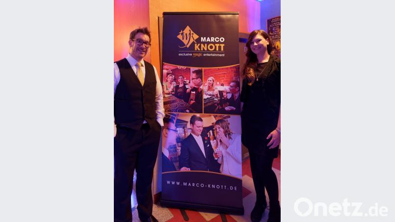 Marco Knott und seine Schwester Jasmin begrüßten die Kinobesucher. Bild: tr