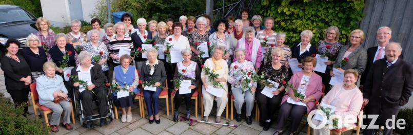 Groß ist die Zahl der Jubilarinnen, die vor vielen Jahren dem Frauenbund beigetreten sind. Bild: le
