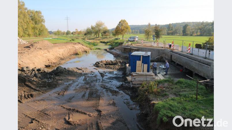 Das leere Flussbett der Haidenaab. Bild: sne