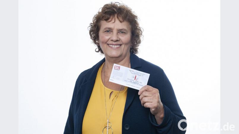 Monika Plank aus Fensterbach ist dabei, wenn jetzt bei der SKL-Sonderziehung unter 20 Kandidaten ein Millionär ermittelt wird. Bild: exb
