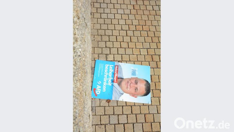 Wie vom Erdboden verschluckt, waren etwa 70 AfD-Wahlplakate im Bereich Schirmitz und Pirk. Bild: Gabi Schönberger