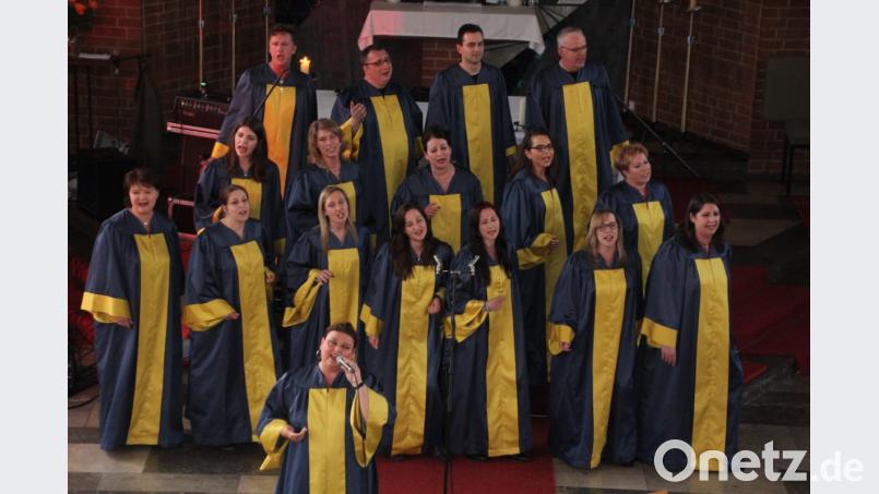 Der Gospelchor „Joy in Belief“ gastiert am Sonntag um 17 Uhr zu einem Konzert in Fockenfeld, der Eintritt ist frei. Bild: jr
