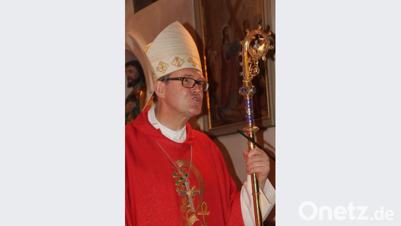 Weihbischof Dr. Josef Graf bei seiner Predigt. Bild: kro