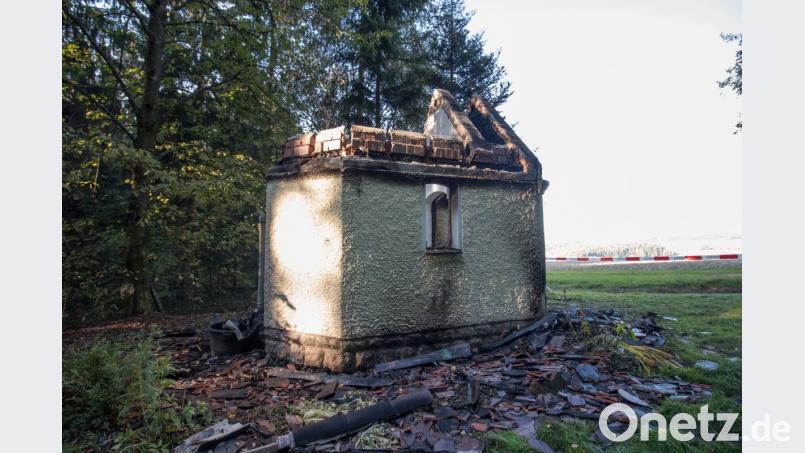 Die abgebrannte Kapelle in Griesbach. Bild: dtr