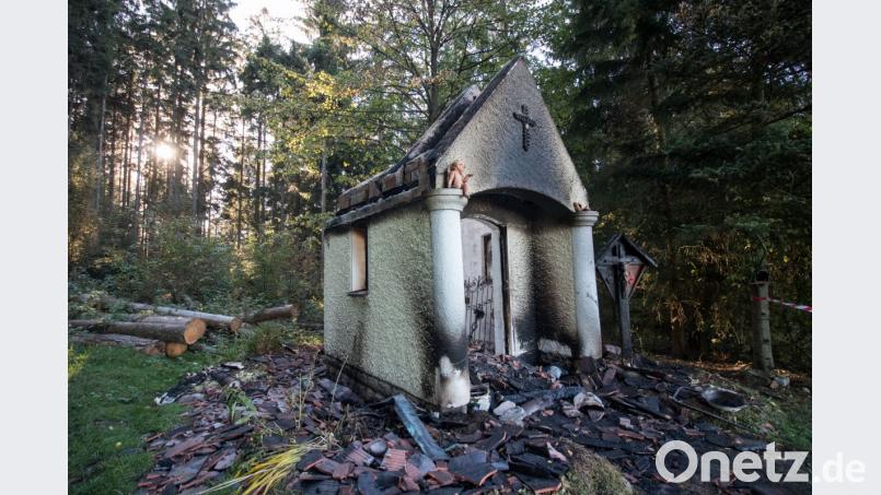 Die abgebrannte Kapelle in Griesbach. Bild: dtr