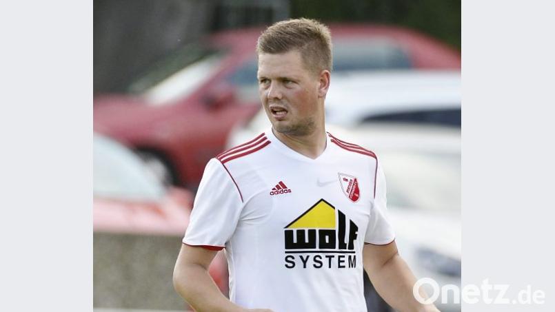 Matthias Rascher, der Spielertrainer der DJK Utzenhofen. Bild: Hubert Ziegler