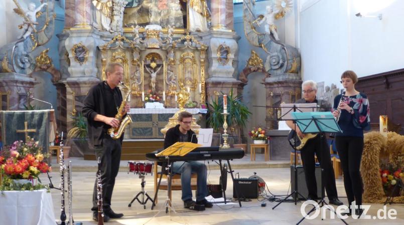 Die Gruppe „Klez &amp; mehr“ mit (von links) Vàclav Eichler, Daniel Zaus, Rainer Zaus und Franka Plößner. Bild: fsb