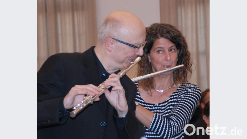 Helmut Burkhardt und Petra Frank. Bild: zch