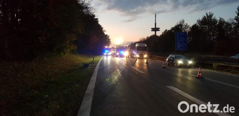 Verkehrschaos auf der A3. Bild: Alexander Auer