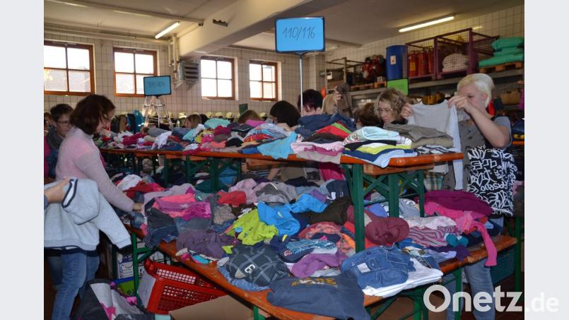 Sehr gut kam der Baby- und Kinderbasar bei der Bevölkerung an. Bild: gi