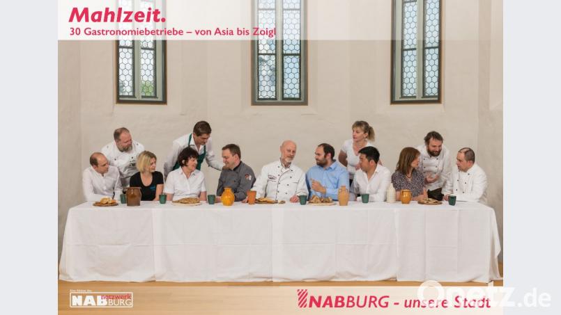 Für die Imagekampagne nahm sich das Netzwerk Nabburg Leonardo da Vincis berühmtes Bild vom letzten Abendmahl zum Vorbild. Bild: exb