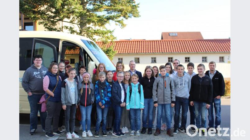 21 Großkonreuther Nachwuchsmusiker stellen sich der Prüfung für das Leistungsabzeichen an der Berufsfachschule für Musik in Sulzbach Rosenberg. Bild: mri