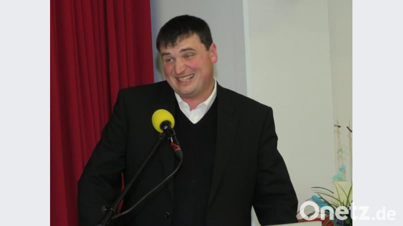 Der Wiesauer Pfarrer, Maximilian Roeb, sprach über die wahren Quellen des Lebens. Bild: ubb