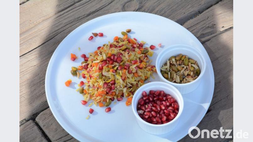 Aus Persien kommt das Rezept für dieses aufwendige Reisgericht. Bild: Gabi Schönberger