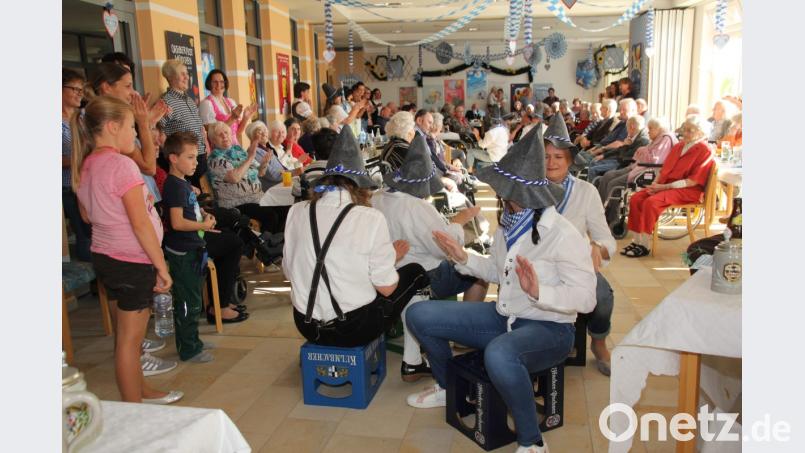 Bayerisch und Stimmung passen gut zusammen. Bild: frd