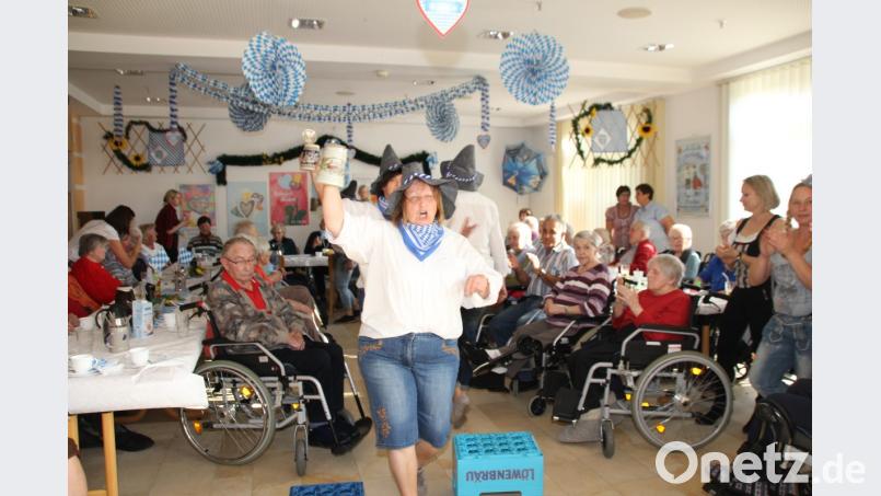 Bayerisch und Stimmung passen gut zusammen. Bild: frd