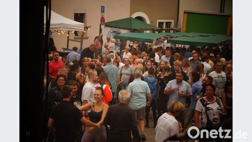 Das Jubiläumsbürgerfest ist für Vereine und Stadt ein voller Erfolg. Bild: arw