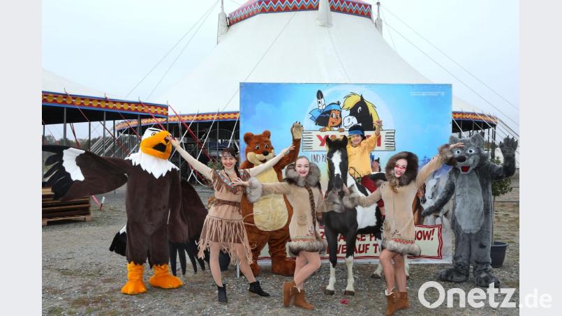Auf los geht's los: Am Donnerstag startet die große "Yakari Pferdeshow". Bild: Wolfgang Steinbacher