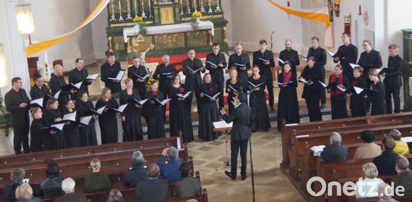 Mit dem Chor „Cantabile“ aus Regensburg ist es dem Förderverein für Kirchenmusik wieder gelungen, ein international renommiertes Ensemble nach Schönsee zu bringen. Bild: weu