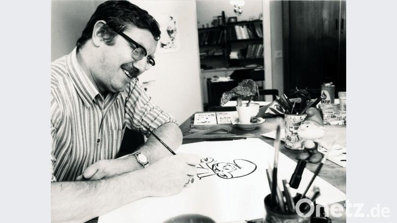 Schlumpf-Erfinder Pierre Culliford. Bild: /IMPS/dpa