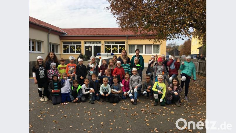 Großen Spaß hatten die Kinder der Mähringer Grundschule bei einer Erste-Hilfe-Aktion. Bild: exb