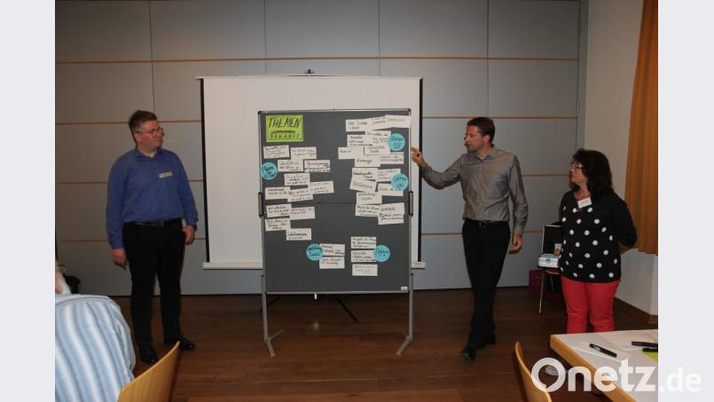 Am Schluss wurden alle Aspekte zusammengetragen. Dekan Michael Hoch präsentierte das Ergebnis. Bild: ral